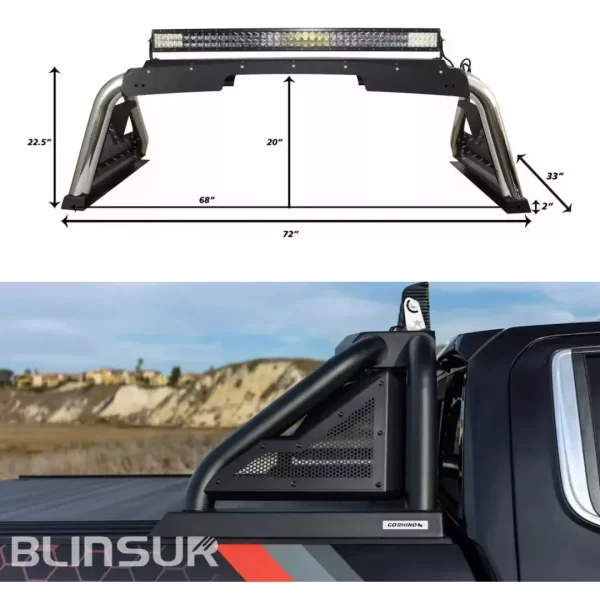 Roll Bar 2.0 Ngo Chevrolet Cheyenne 2014-2018 Go Rhino