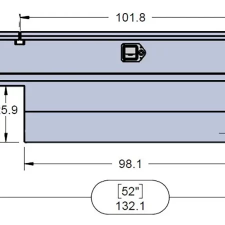 Caja De Herrmientas Tipo Baul C/resaques Ram 700 14-20 Crew - Image 6