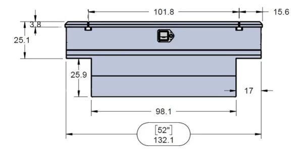 Caja De Herrmientas Tipo Baul C / Resaques Tornado 2004-21