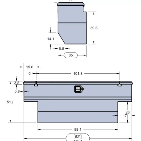 Caja De Herramienta Tipo Baul Universal C/resaques 52in - Image 6