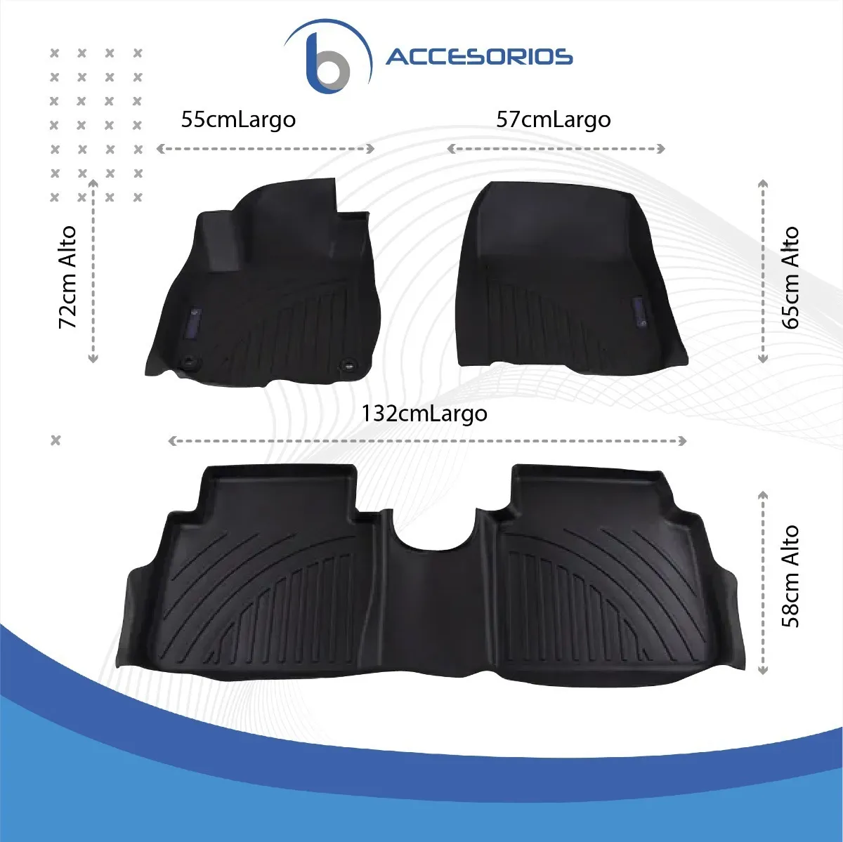 Tapetes Tipo Charola Para Honda Crv Cr-v  2012 2019 - Image 6