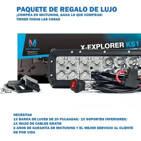 Barra De Luz Led 20 Pulgadas Mictuning X-explorer Ks1 108w - Image 6
