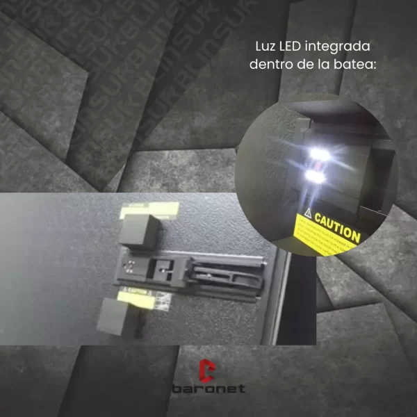 Tapa De Batea Con Luz Led Chevrolet Silverado 2014 - 2024