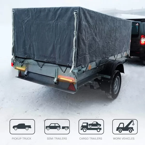 Luz 15 Led De 10 Pulgadas Marcador Trasero Y Señal De Giro