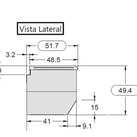 Caja Herrmientas Tipo Baul C/resaques Ford Courier 2002-2008 - Image 6