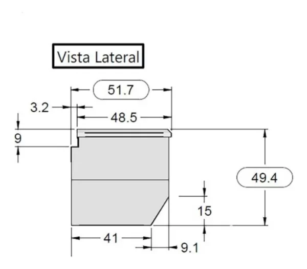 Caja Herrmientas Tipo Baul C/resaques Vw Saveiro 2010-2021