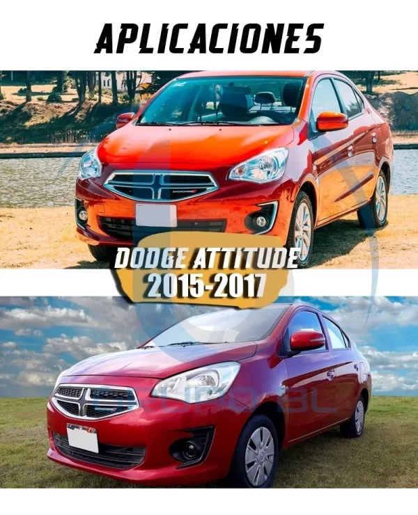 Barras Portaequipaje Aluminio Bronx Dodge Attitude 2015-2017