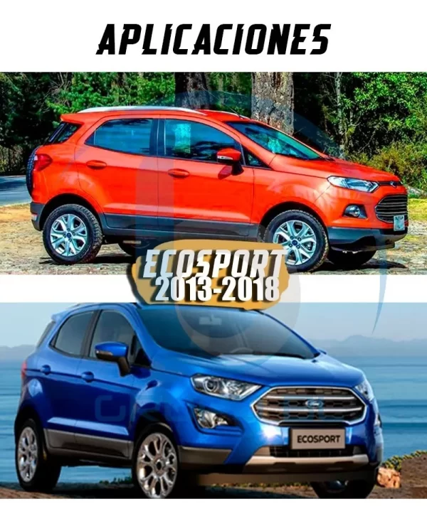 Barras Portaequipaje Aluminio Bronx Eco Sport 2013-2018