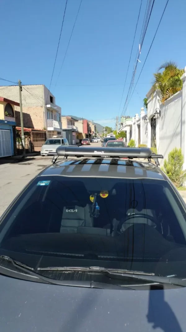 Canastilla Portaequipaje Bronx Aluminio Chica 98cm X 1.27m