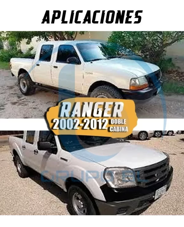 Estribo Bronx Ford Ranger Doble/cabina 2002-2012 Acero Inox