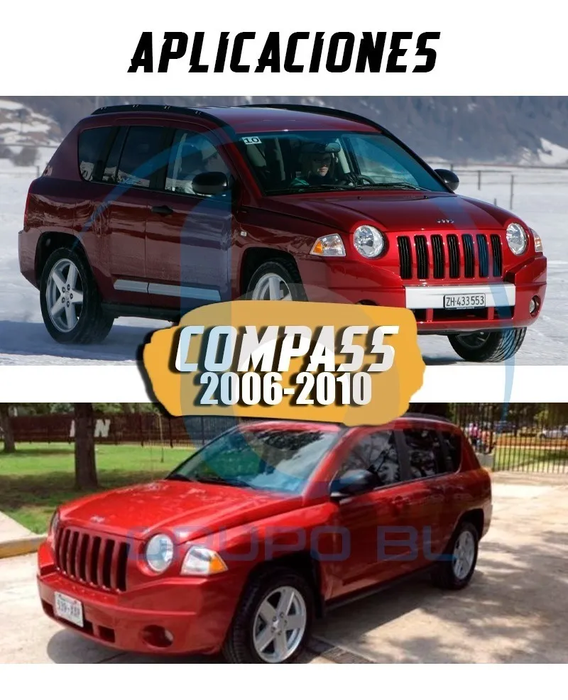 Tirón De Arrastre Jalon Jeep Compass 2006-2010 Negro - Image 6