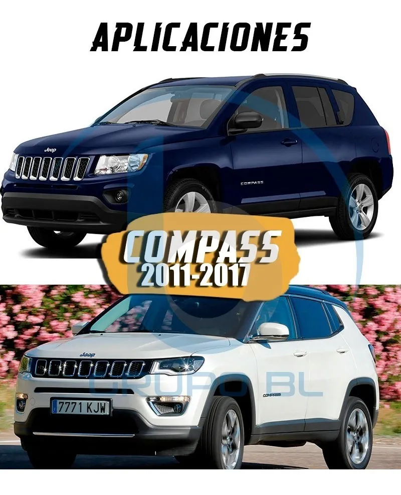 Tirón De Arrastre Jalon Jeep Compass 2011-2017 Negro - Image 6