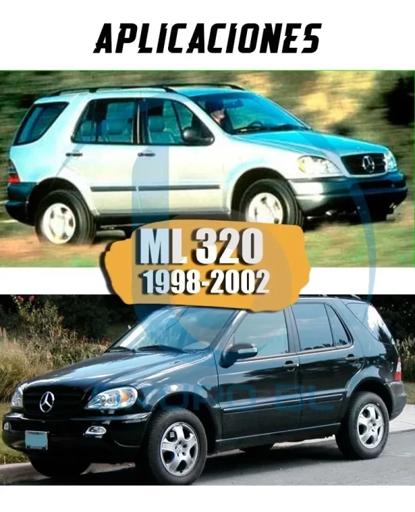 Tirón De Arrastre Jalon Mercedes Ml320 1998-2002 Negro