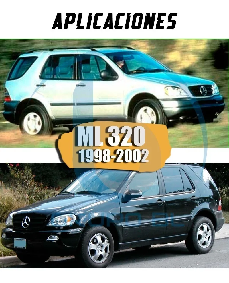 Tirón De Arrastre Jalon Mercedes Ml320 1998-2002 Negro - Image 6