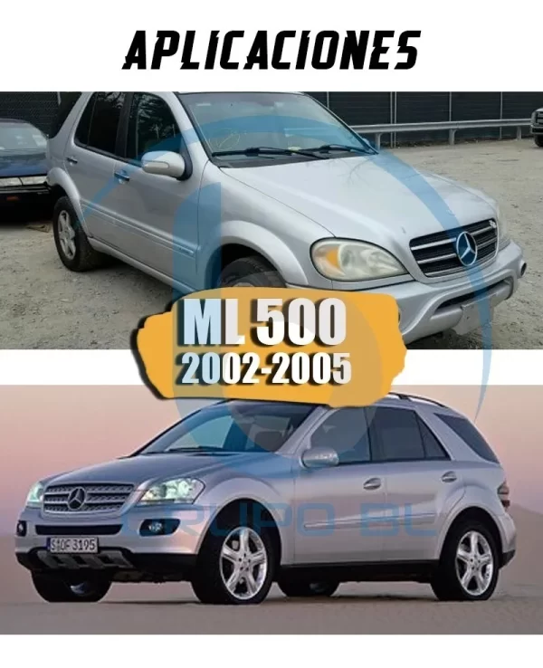 Tirón De Arrastre Jalon Mercedes Ml 500 2002-2005 Negro