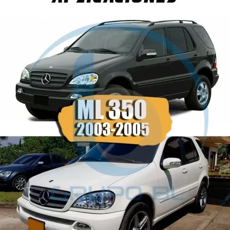 Tirón De Arrastre Jalon Mercedes Ml 350 2003-2005 Negro - Image 6