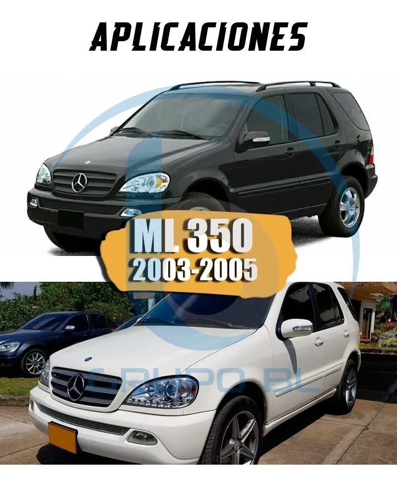 Tirón De Arrastre Jalon Mercedes Ml 350 2003-2005 Negro - Image 6