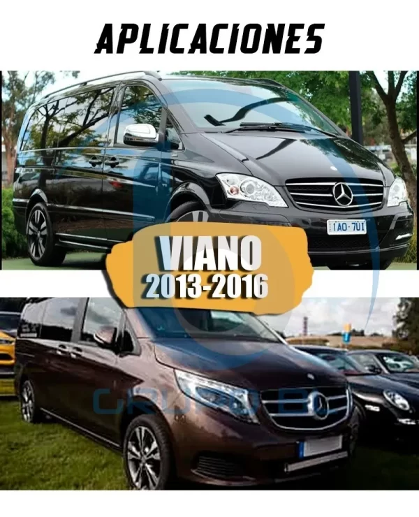 Tirón De Arrastre Jalon Mercedes Viano 2013-2016 Negro