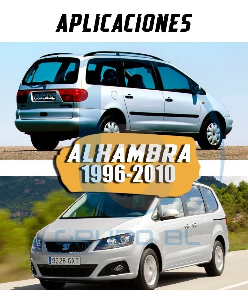Tirón Jalón De Arrastre Seat Alhambra 1996-2010 Negro - Image 6