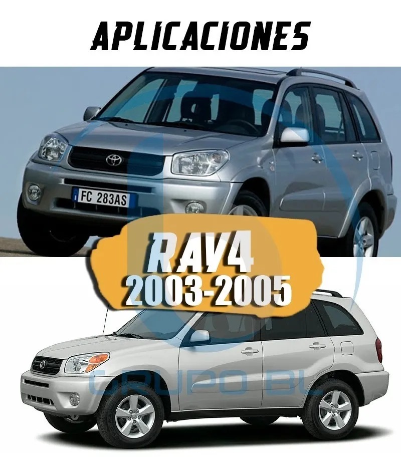 Tirón Jalón De Arrastre Toyota Rav4 2003-2005 Negro - Image 6