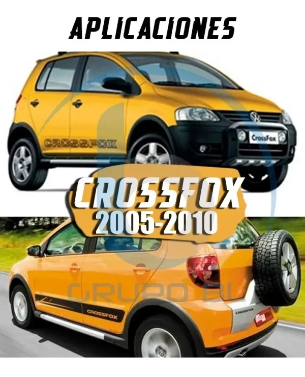 Tirón De Enganche Volkswagen Crossfox 2005-2010 Negro