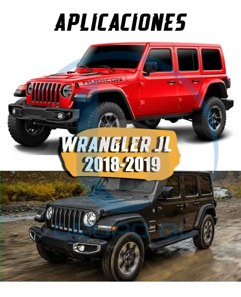 Tirón De Arrastre Jalon Jeep Wrangler Jk 2007-2018 Negro - Image 6