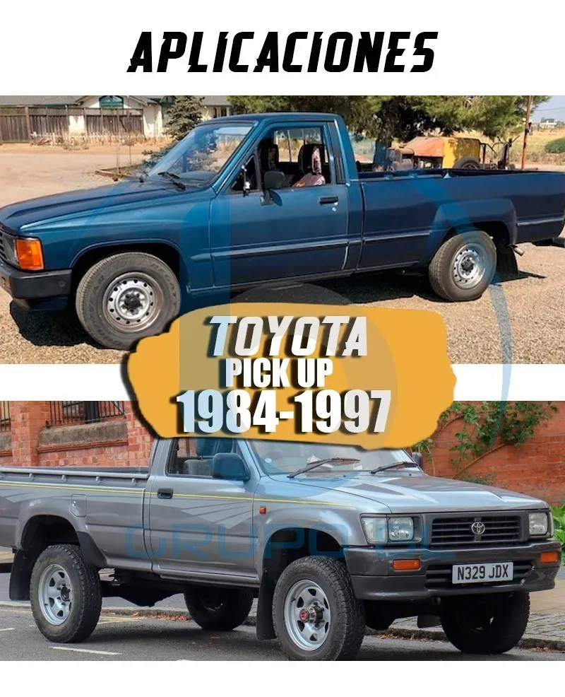 Tirón Jalón De Arrastre Toyota Pick Up 1984-1997 Negro - Image 6