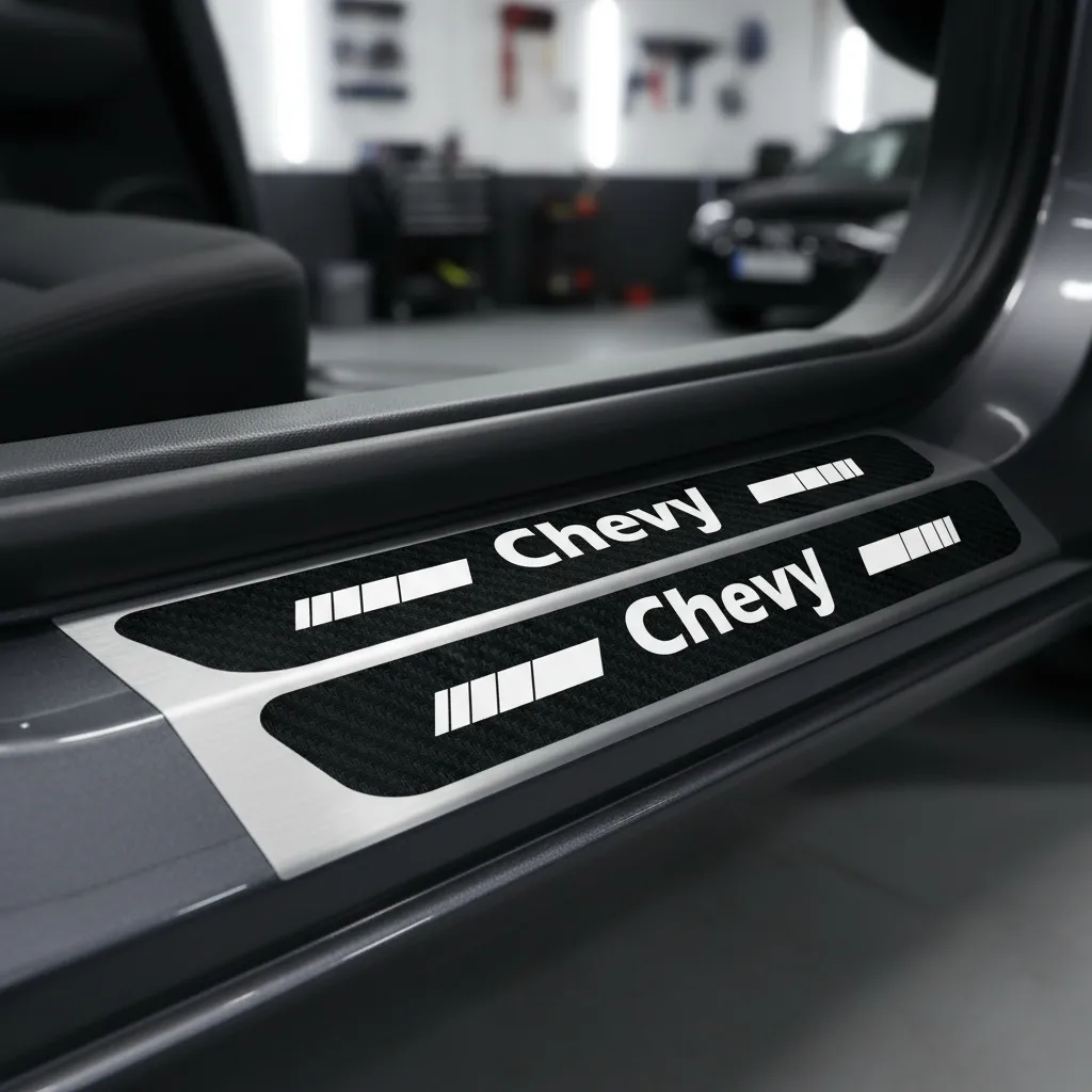 Sticker Protección De Estribos Para Marco De Puertas Chevy - Image 7