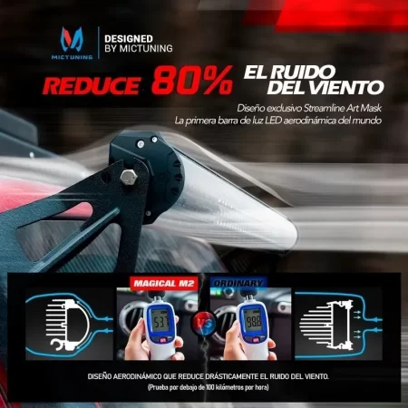 Barra Led 22 PuLG Aerodinámica Jeep Rzr Can Am Mictuning - Image 7