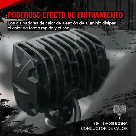 Faros Duallys Led Mictuning 4 Pulgadas Atv Utv Polaris Jeep - Image 7