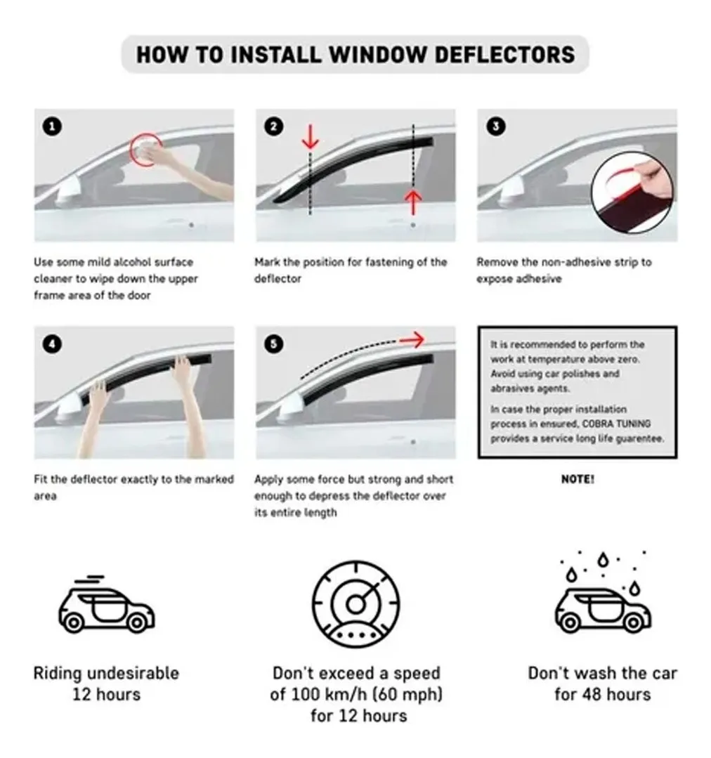 Rompe Viento Deflector De Ventana Vw Amarok 2010 2011 2018 - Image 7