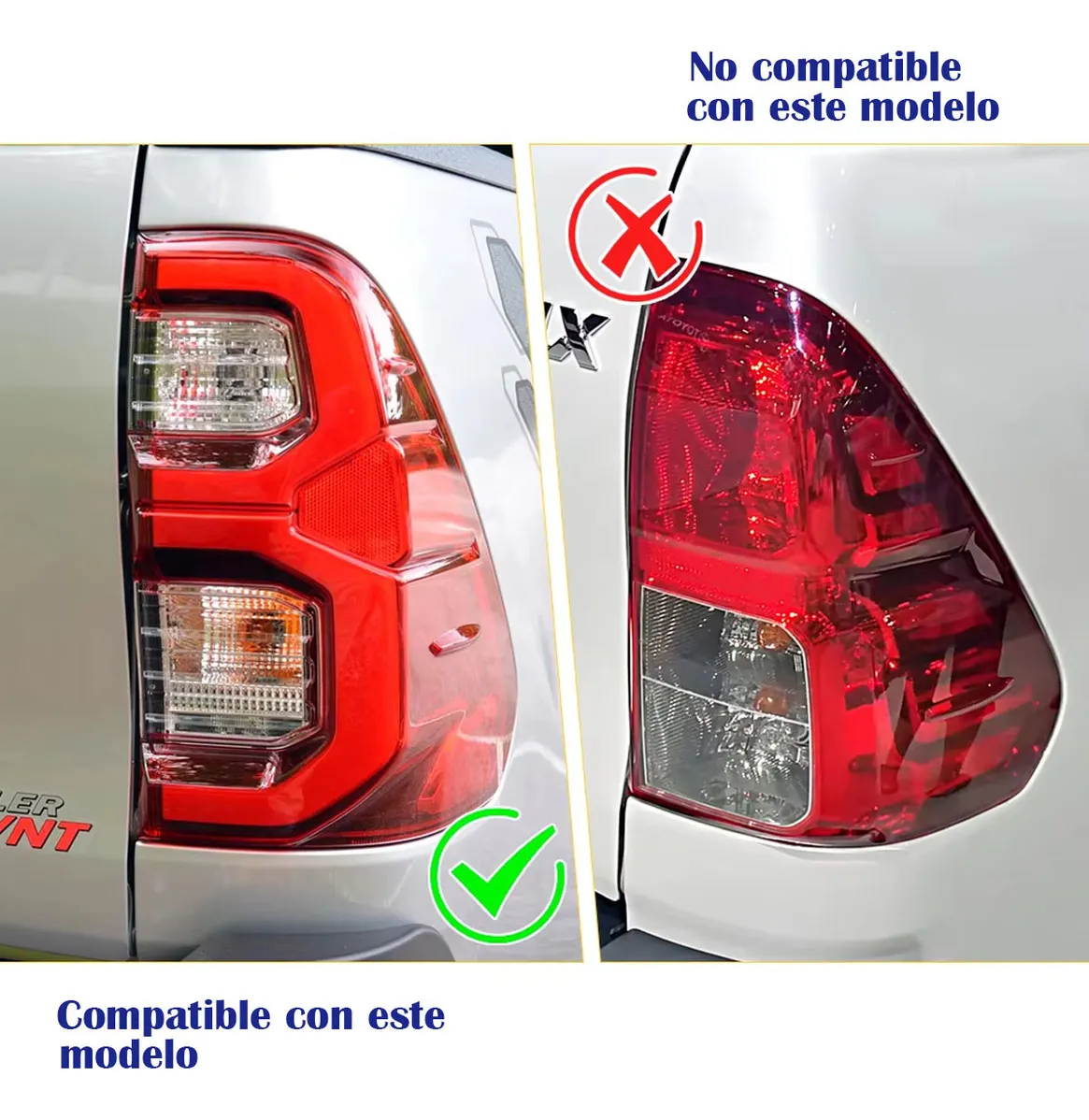 Marco Moldura Aplique Para Calaveras Para Hilux 2021 - 2024 - Image 7