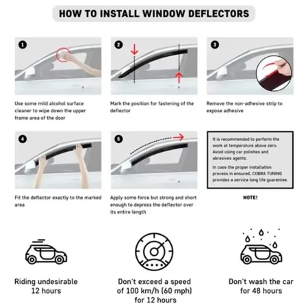 Rompe Viento Deflector De Ventana Vw Amarok 2014 2015 Oem - Image 7