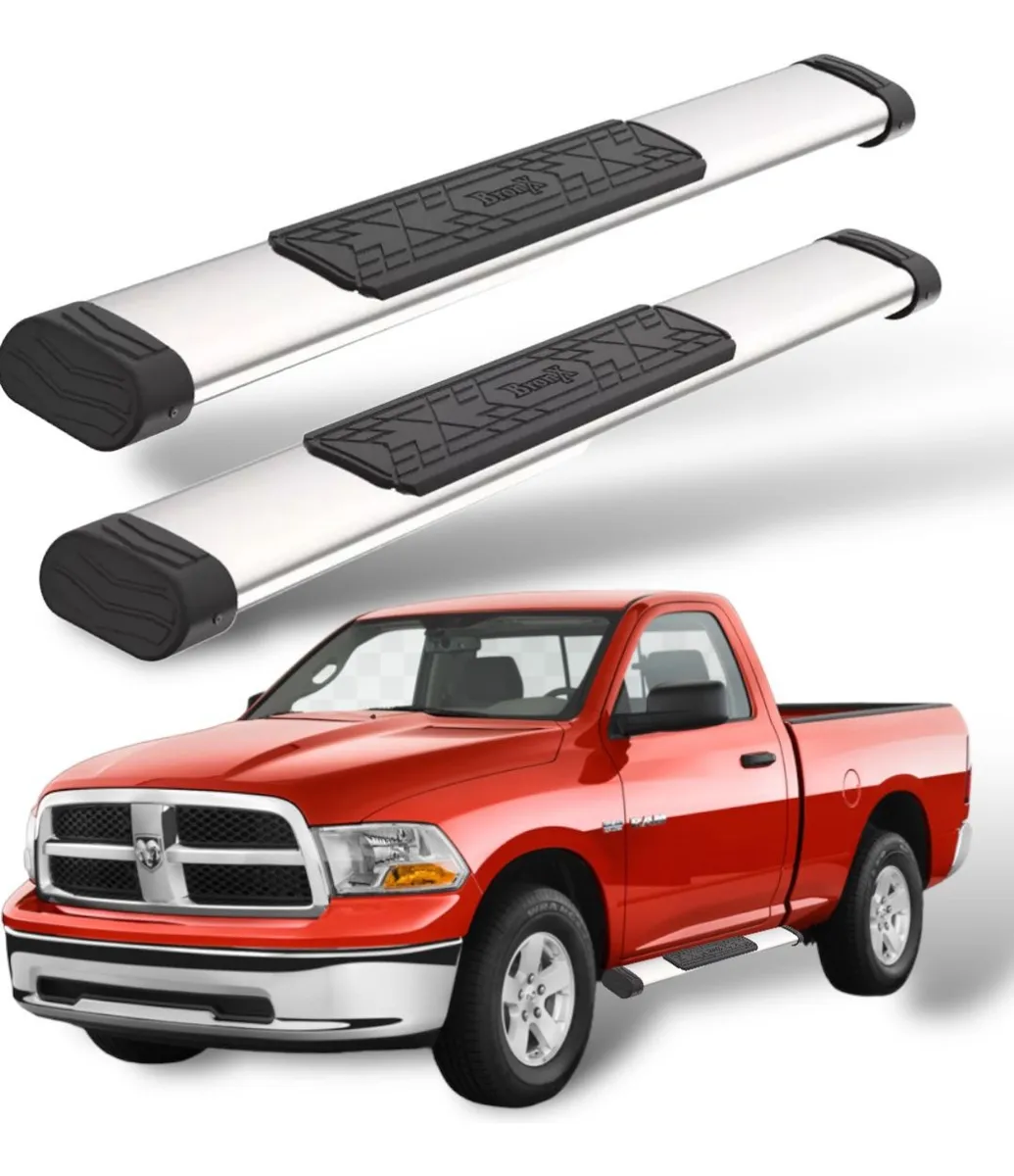 Estribos Bronx Dodge Ram Cabina Sencilla 2009 - 2019 Cromo - Image 7