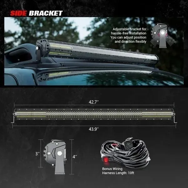 Barra Luz Led 42 PuLG Mictuning Jeep Rzr Can Am Magical M2