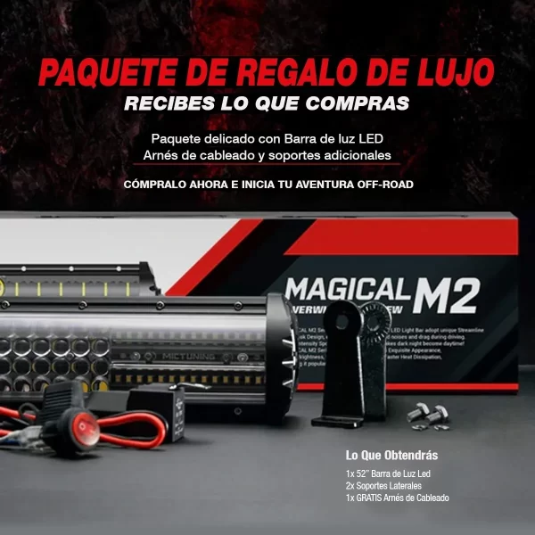 Barra De Luz Led Aerodinámica De 52 in Mictuning Magical M2