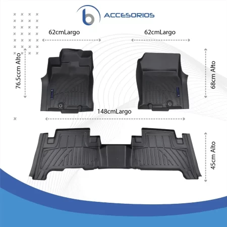 Juego De Tapetes Bandeja 3d Para Toyota Fjcruiser 2013-2020 - Image 8