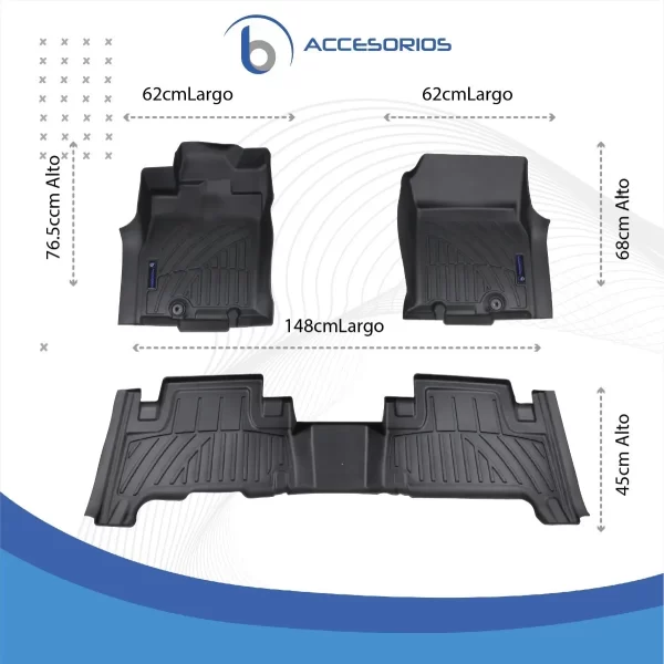 Tapetes Tipo Bandeja Uso Rudo 3d Toyota Fjcruiser 2013-2020