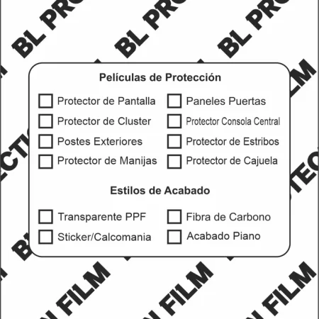 Kit Sticker Panel Y Vistas Para Kia Seltos Ex 2024 - Image 8