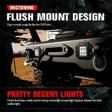 Mictuning Par Duallys Luz Led Off Road Faros Antiniebla - Image 8