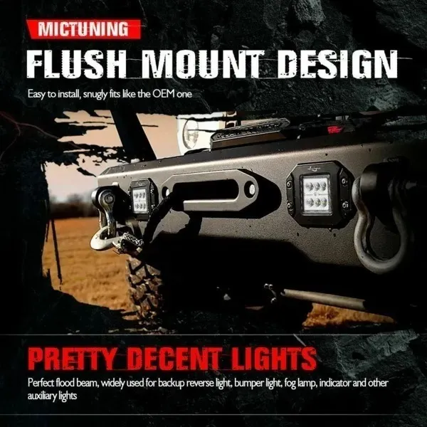 Mictuning Par Duallys Luz Led Off Road Faros Antiniebla