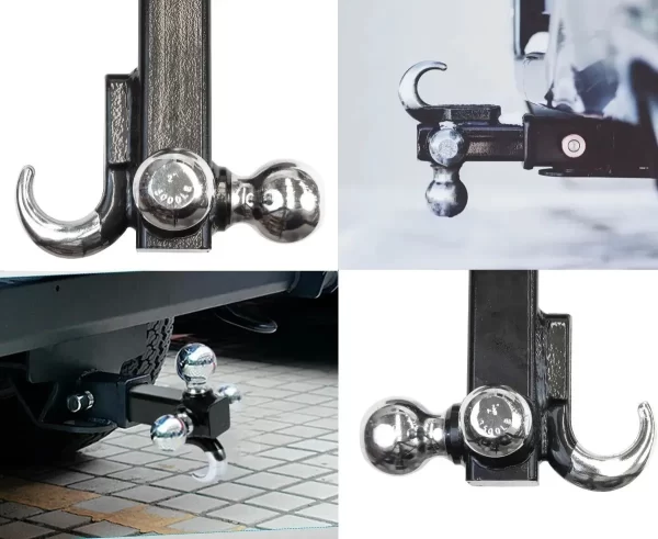 Tiron De Arrastre Remolque Cople Triple Bola Con Gancho