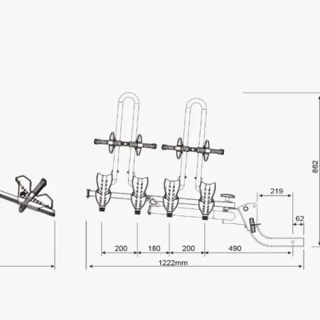 Rack Portabicicletas Para Tirón T6 Pro Rack On - Image 8