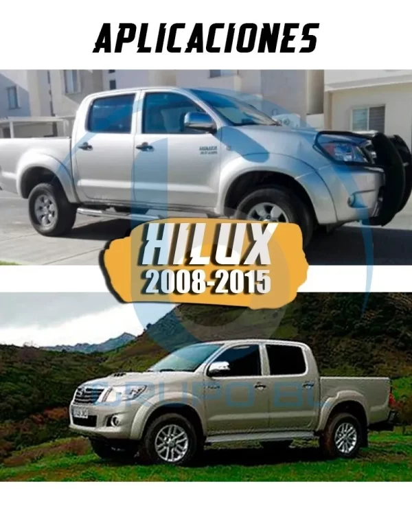 Tiron Bronx Hitch 300kg Hilux 2008-2015 Negro De Calidad