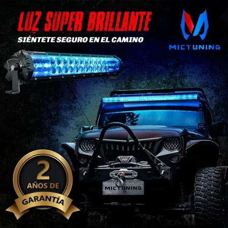Par Faros Dually Mictuning Led Jeep Wrangler Can Am Rzr Atv - Image 9