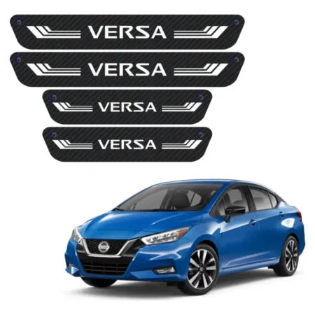 Sticker Protección De Estribos Puertas Nissan Versa Diseño 4