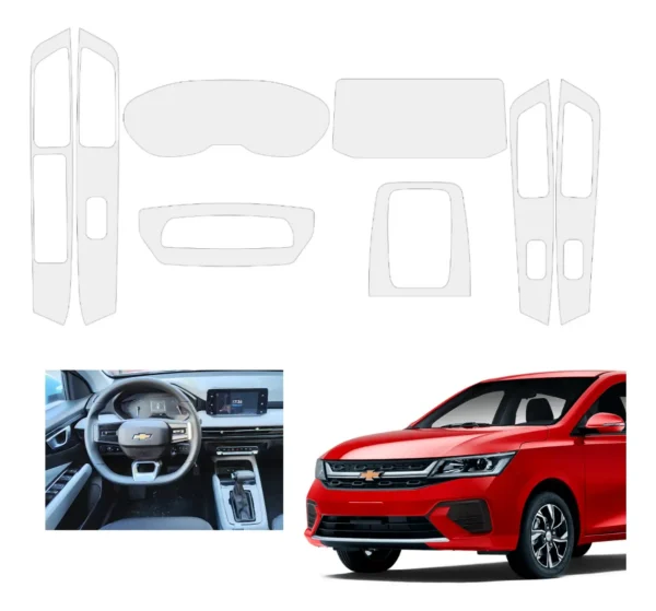Kit Protector Pantalla Clúster Para Chevrolet Aveo Lt 2024