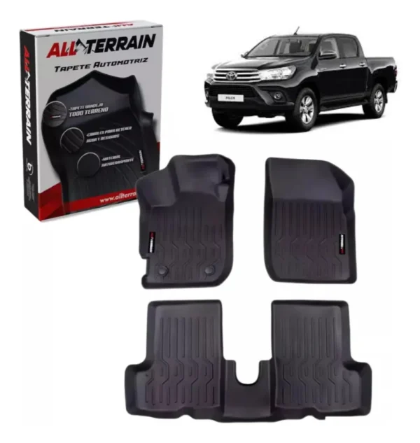 Juego De Tapetes All Terrain Para Toyota Hilux 2012 Al 2015