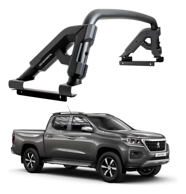 Roll Bar Gr Negro Para Peugeot Landtrek 2021-2022 Go Rhino