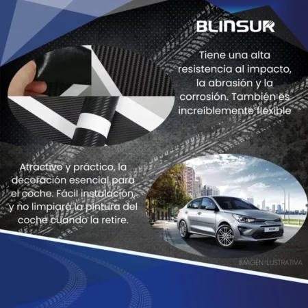 Sticker Protector Bl De Estribos 4 Puertas Para Kia Rio - Image 2